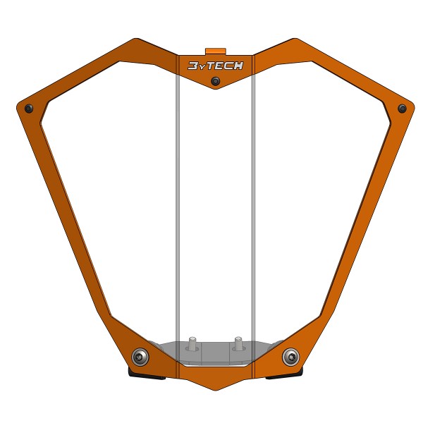 Scheinwerferschutz schnellmontage orange - KTM 790/890 Adventure - MyTech