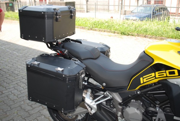 Model X schnellmontage Motorrad Seitenkoffer schwarz 48L/41L -Ducati Multistrada 1200 - MyTech