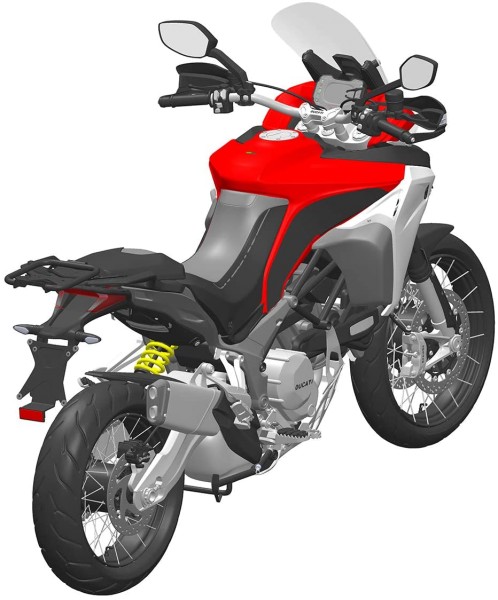Kofferrahmen für Model X schnellabnahme System - Ducati - MyTech