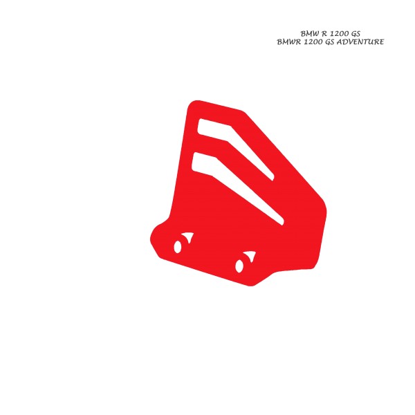 Bremspumpen Schutz rot - BMW R 1200 GS Adventure - MY TECH