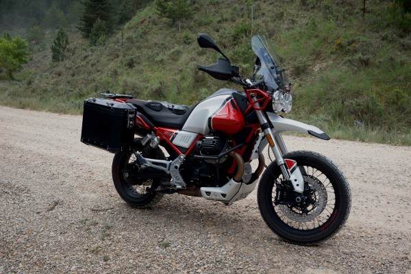 Model X Premium Aluminium Kofferset schwarz 39/32L - Moto Guzzi V85 TT - MyTech