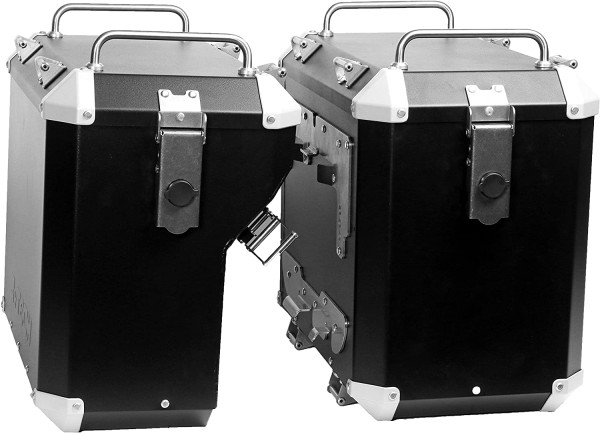 Premium Alu Koffer Set 47L für orig. BMW Befestigung - BMW R 1200 R 1250 GS Adventure - MY TECH