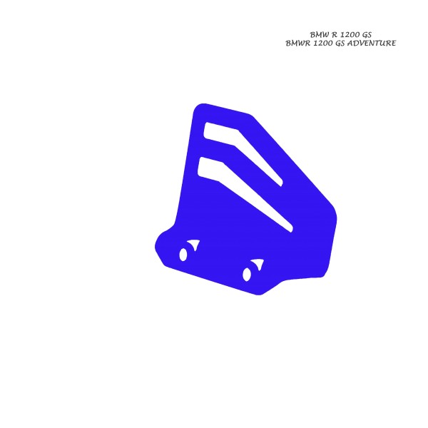 Bremspumpen Schutz blau - BMW R 1200 GS Adventure - MY TECH