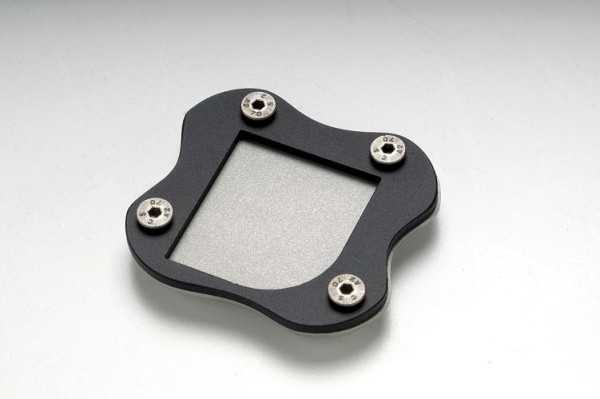 Seitenständer Platte / Auflagevergrösserung rot - BMW F 800 GS - MY TECH