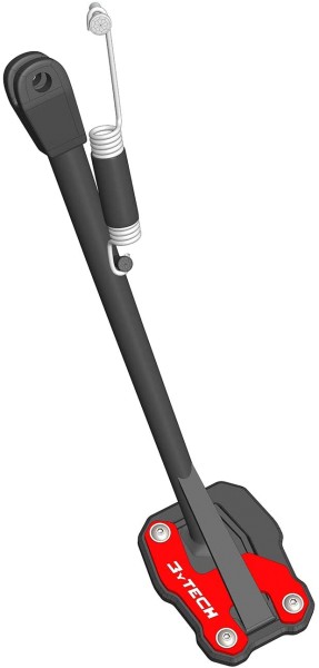 Seitenständervergrößerung Auflagevergrößerung rot - Ducati Multistrada 950/S - MyTech