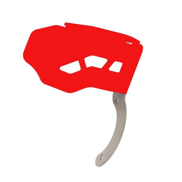 Drosselklappenschutz / Links rot - BMW R 1200 GS Adventure - MY TECH