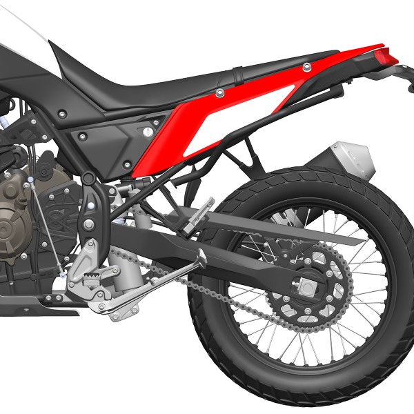 Sturzbügel, Crash-Bars hinten schwarz - Yamaha Tenere 700 - MyTech