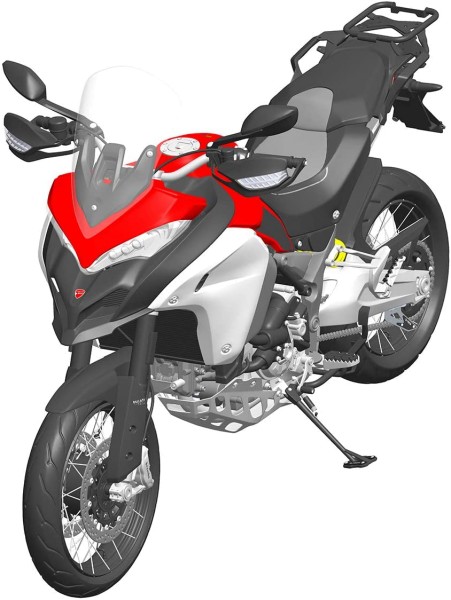 Kofferrahmen für Model X schnellabnahme System - Ducati - MyTech