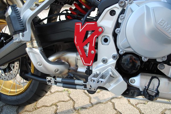 Fersenschutz Set links und rechts rot - BMW F 750 GS F 850 GS - MyTech