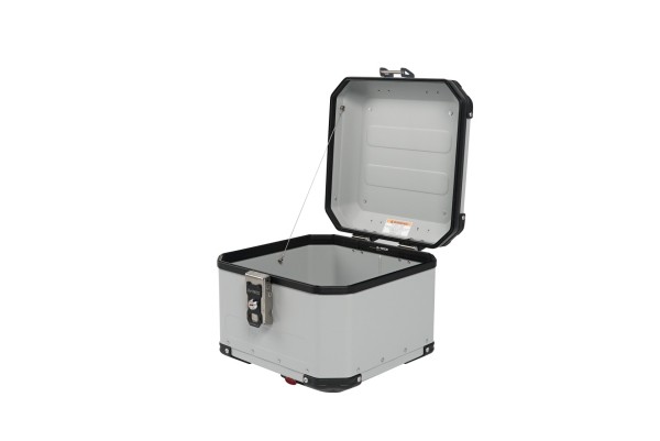 Model X Premium Alu Top Case mit Schnellabnahme silber 44L - Moto Guzzi V85 TT - MyTech