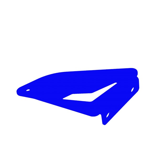 Seitenschutz rechts blau - BMW F 800 GS - MY TECH