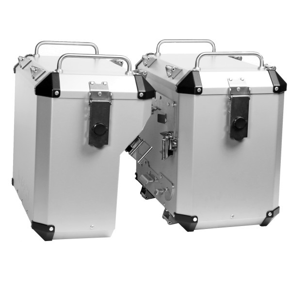 2 Koffer L/41 Liter R/47 Liter silber - BMW R 1100 GS - MY TECH