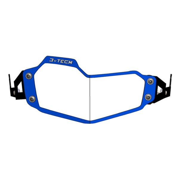 Scheinwerferschutz mit Schnellverschluss blau - BMW F 750 GS F 850 GS - MyTech