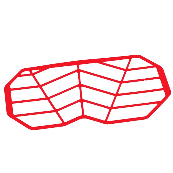 Schutz für Scheinwerfer rot - BMW R 1200 GS Adventure - MY TECH