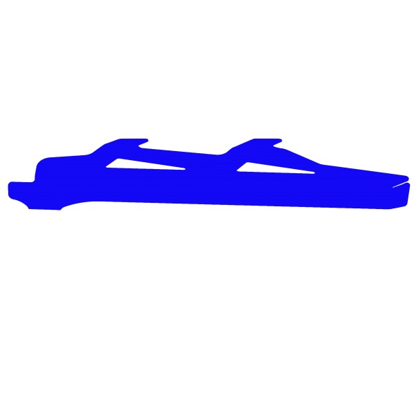 Kettenschutz blau - BMW F 800 GS - MY TECH