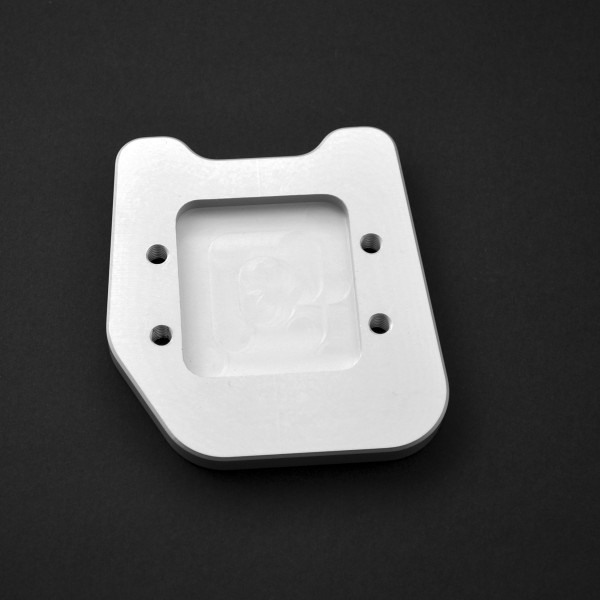 Seitenständer Platte / Auflagevergrösserung silber - Honda - MY TECH