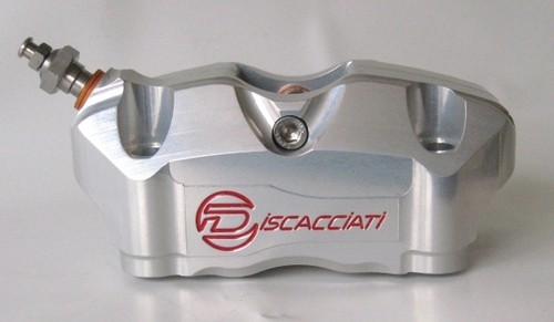 Radialbremszange 82mm 4 Kolben silber - Universal - Discacciati