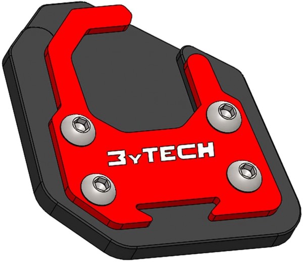 Seitenständerverbreiterung in rot - BMW F 750 GS F 850 GS - MyTech