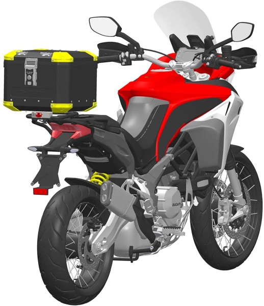 Kofferrahmen für Model X schnellabnahme System - Ducati - MyTech