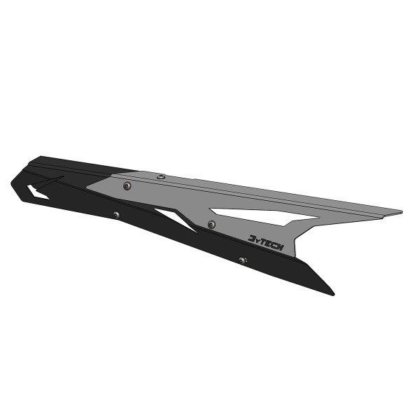 Kettenschutz verstellbar aus Aluminium silber - KTM 790/890 Adventure - MyTech