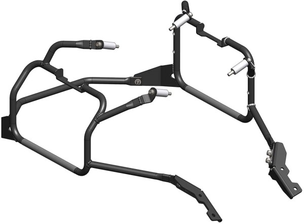 Seitenkoffer Set Model X silber aus Aluminium 48L/41L - Yamaha Tenere 700 - MyTech