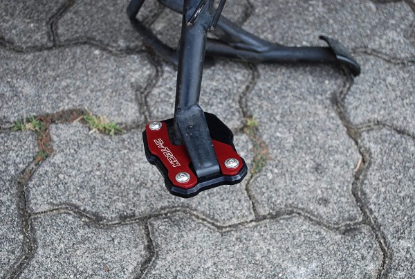 Seitenständervergrößerung Auflagevergrößerung rot - Ducati Multistrada 950/S - MyTech