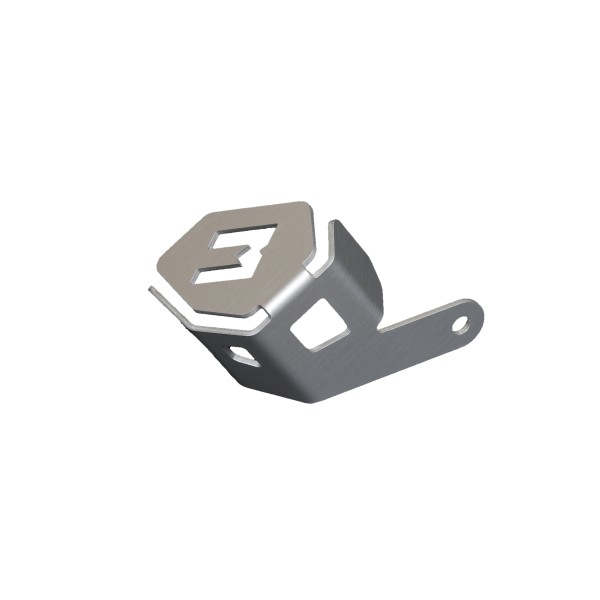 Bremsflüssigkeitsbehälterschutz hinten silber - BMW R 1200 GS LC - MY TECH