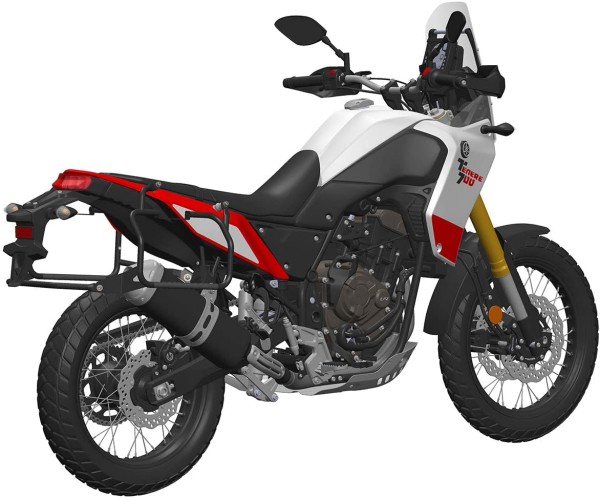 Model X schnellmontage Motorrad Seitenkoffer schwarz 39L/32L-Yamaha Tenere 700 - MyTech