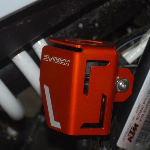 Bremsflüssigkeitsbehälter Schutz orange - KTM 790 Adventure / R - MyTech