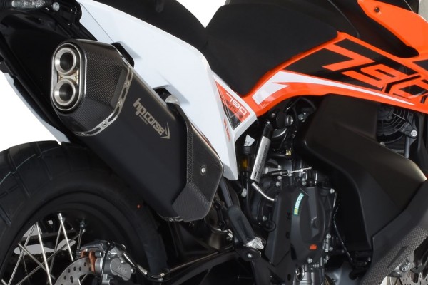 SPS Carbon Endschalldämpfer kurz - KTM 790 Adventure - HPCorse