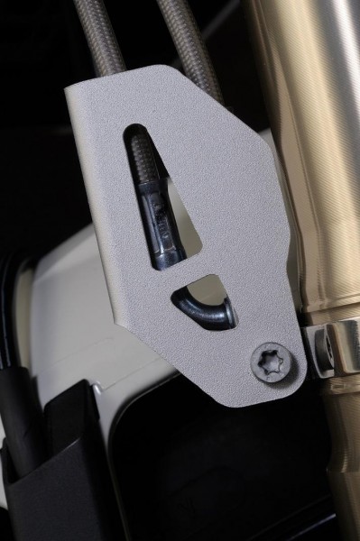Bremsschlauchschutz silber - BMW F 800 GS - MY TECH