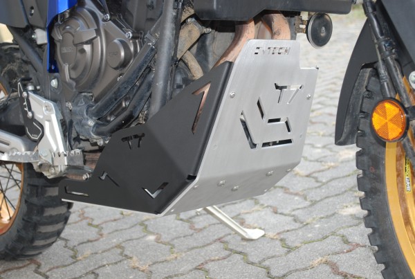 Yamaha Tenere 700 Motorschutzplatte vorne - schwarz silber MyTech YAM304SS.JPG