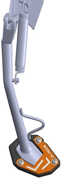 KTM412A Seitenständerauflage für KTM 790 Adventure R orange montiert - MyTech.jpg