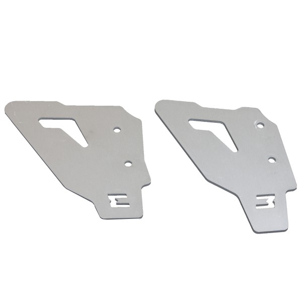 Fersenschutz Set silber - BMW R 1250 GS - MY TECH