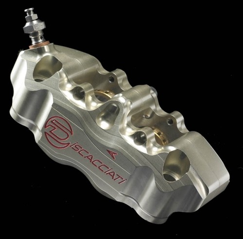 Radialbremszange 108mm 4 Kolben 32/34 silber - Universal - Discacciati