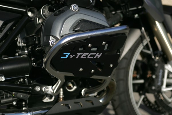 Schutz Zylinderkopf Set silber - BMW 1200 GS Rallye - MY TECH