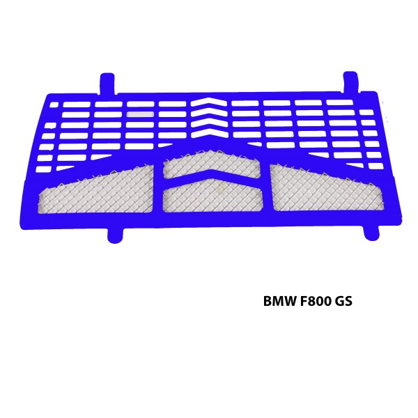 Kühlerschutz blau - BMW F 800 GS - MY TECH